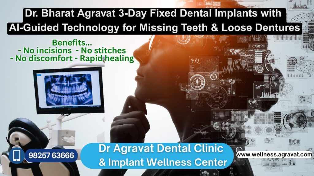 Dental Implants with AI-Guided Technology for Missing Teeth and Loose Dentures